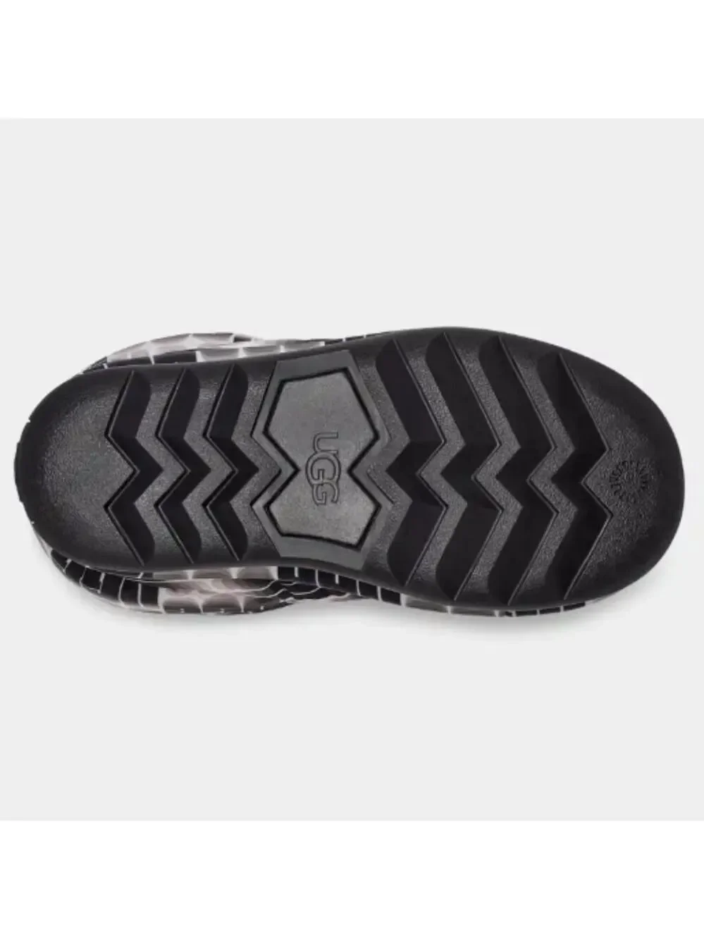 Ugg Classic Maxi Wavelength Short Black White Logo